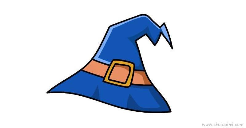 巫师帽儿童画怎么画 巫师帽简笔画简单