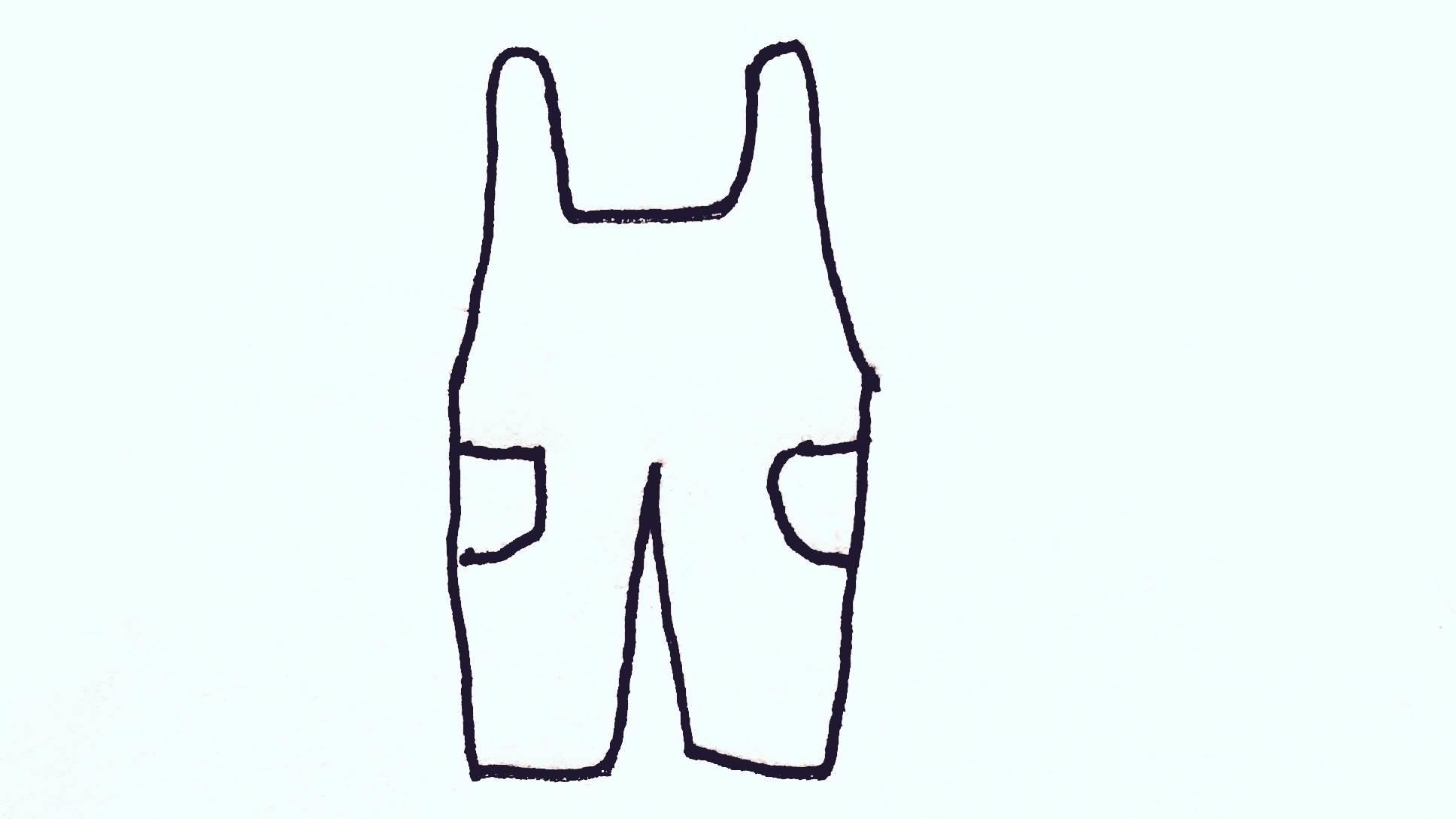 裤子简笔画 裤子简笔画图片大全