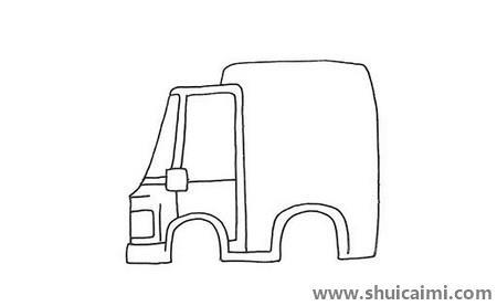 洒水车儿童简笔画