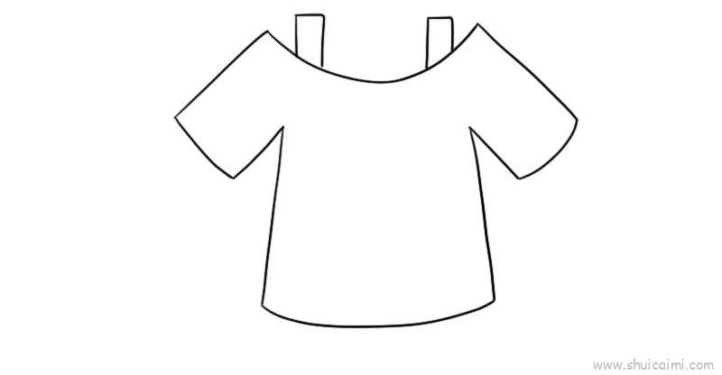 设计衣服儿童画怎么画 设计衣服简笔画顺序