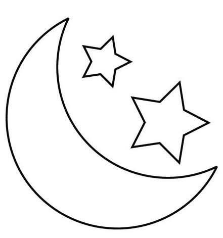 月亮的简笔画图片大全 月亮的简笔画图片大全可爱