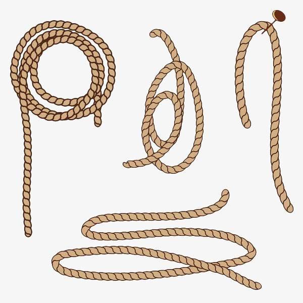 绳子简笔画 绳子简笔画彩色