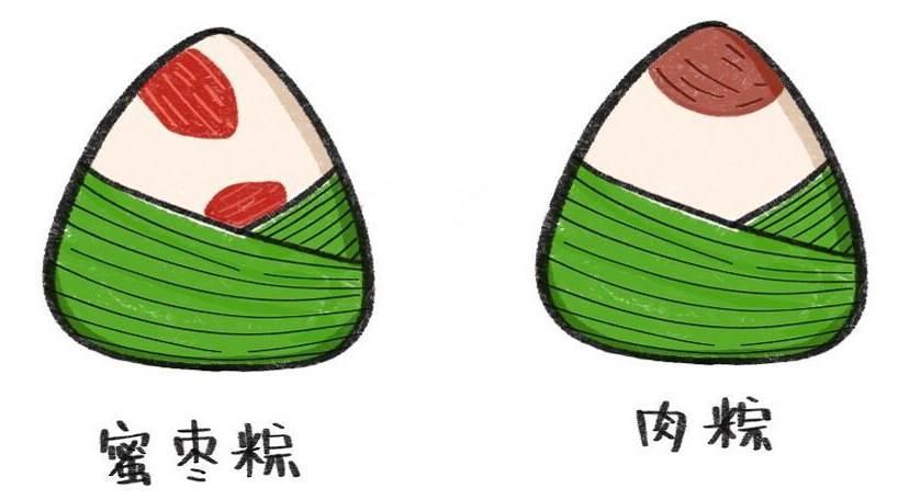 粽子简笔画图片大全 粽子简笔画图片