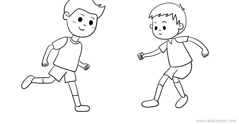 世界足球日全民踢球儿童画怎么画 世界足球日全民踢球简笔画好看