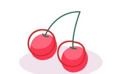 樱桃画法简笔画图片大全大图 樱桃简易画法 简笔画