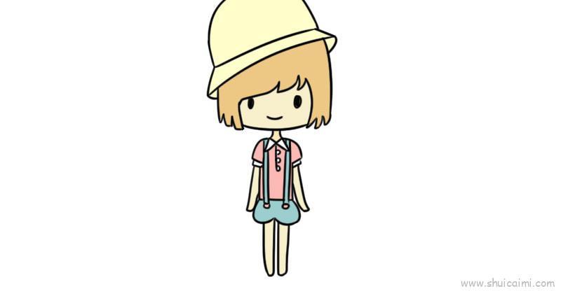 女孩图儿童画怎么画 女孩图简笔画简单又好看