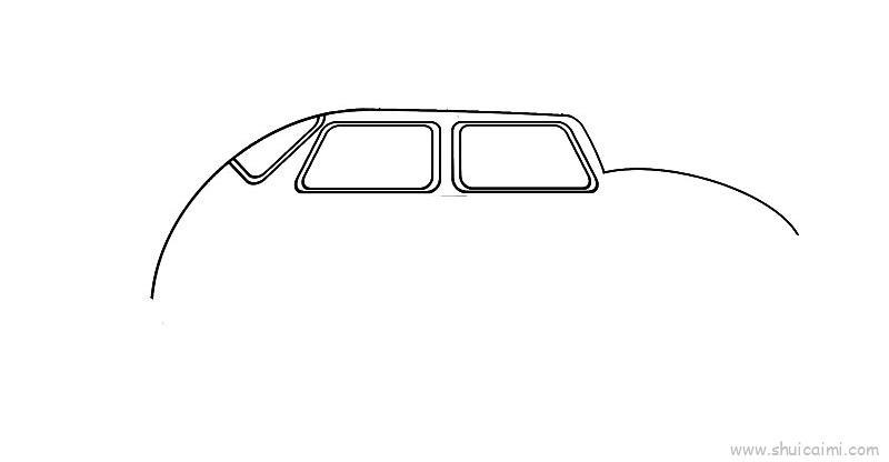 小汽车儿童画怎么画 小汽车简笔画步骤
