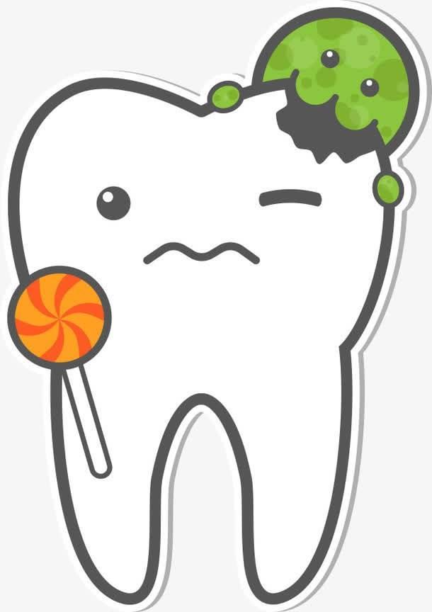 牙齿简笔画 牙齿简笔画可爱图片