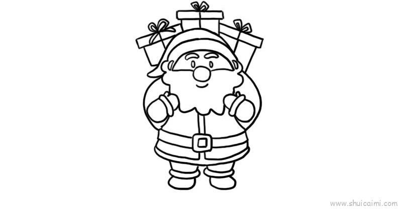 送礼物儿童画怎么画 送礼物简笔画画法