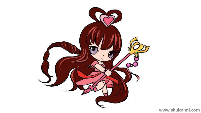 7个叶罗丽仙子王默简笔画怎么画 7个叶罗丽仙子王默简笔画画法