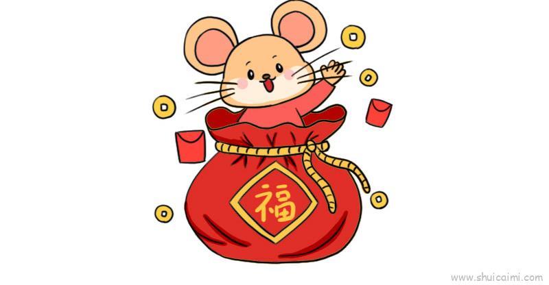 老鼠儿童画怎么画 老鼠简笔画简单又好看