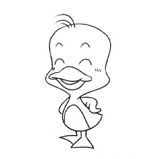 鸭子简笔画图片大全可爱 鸭子简笔画图片大全可爱带颜色