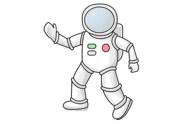 太空人简笔画 太空人简笔画简单又漂亮