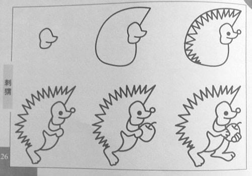 小刺猬简笔画图片大全 小刺猬简笔画图片大全大图