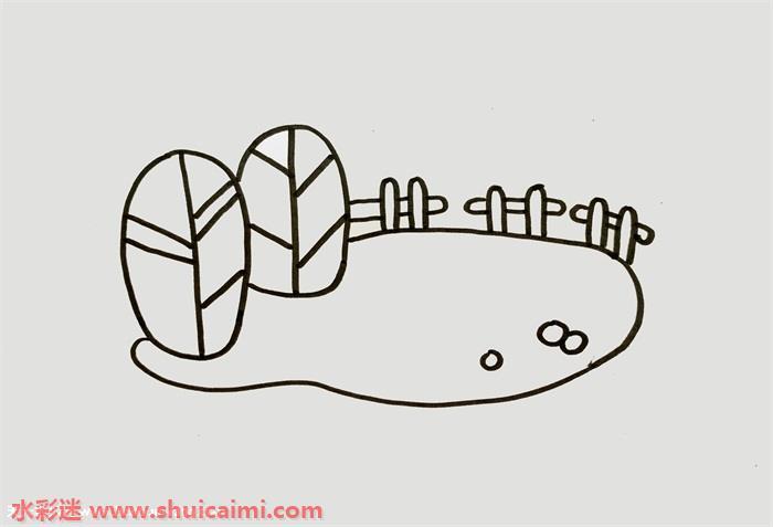 春天景色怎么画 春天景色简笔画画法