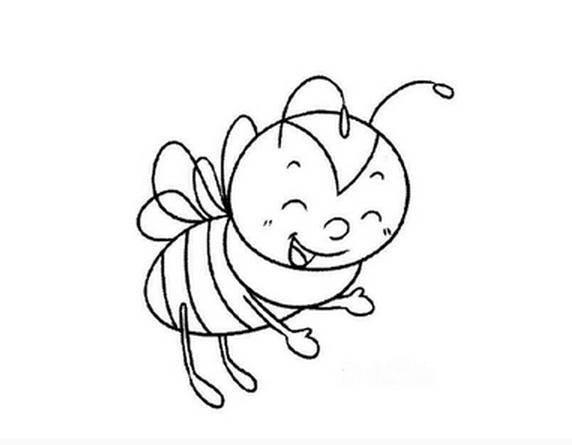 蜜蜂简笔画图片大全 勤劳的小蜜蜂简笔画图片大全
