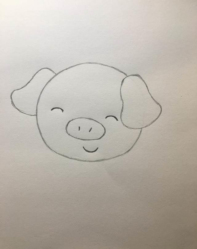 简笔画猪 简笔画猪可爱