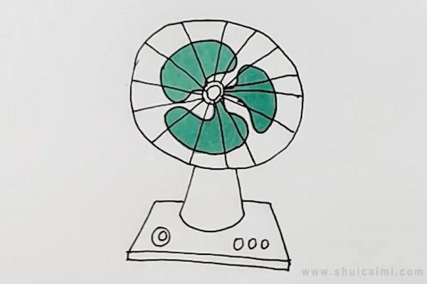 风扇简笔画怎么画 风扇简笔画画法