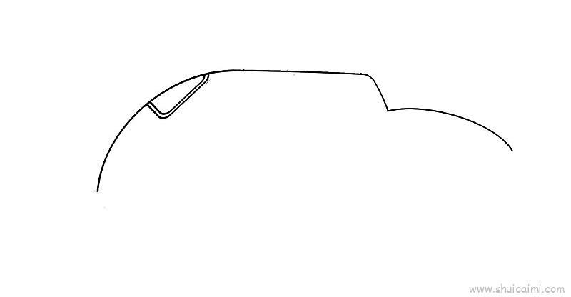 小汽车儿童画怎么画 小汽车简笔画步骤