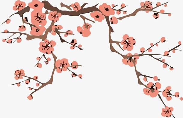 梅花树简笔画图片大全 梅花树简笔画图片大全儿童画