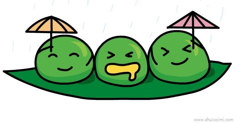 青团宝宝儿童画怎么画 青团宝宝简笔画步骤