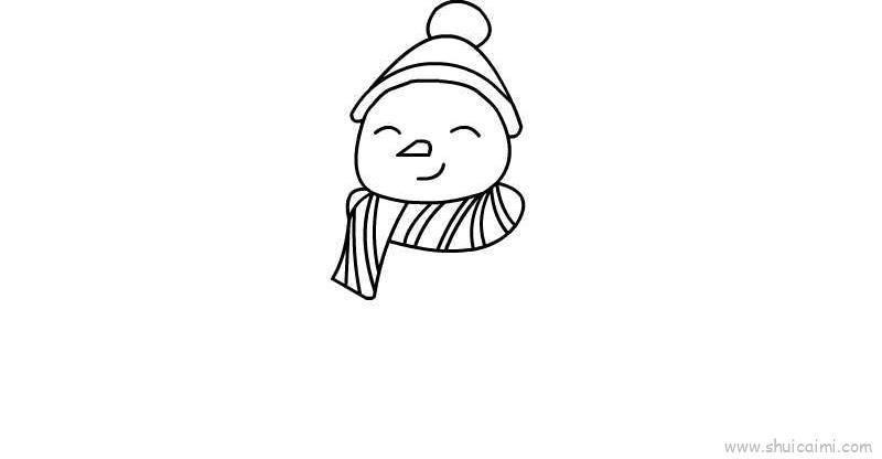 雪人宝宝儿童画怎么画 雪人宝宝简笔画图片大全