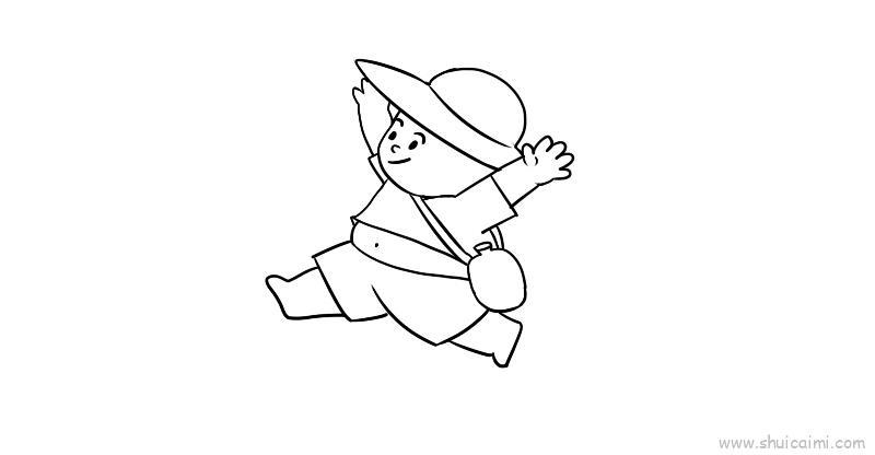 儿童节儿童画怎么画 儿童节简笔画步骤