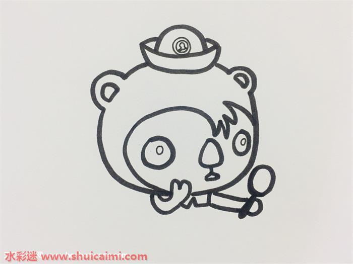 谢灵通怎么画 谢灵通简笔画简单