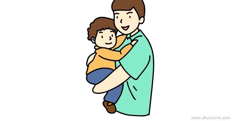 父亲节主题儿童画怎么画 父亲节主题简笔画顺序