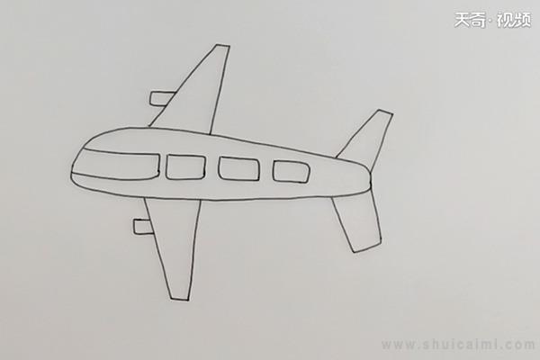 飞机简笔画怎么画 飞机简笔画图片