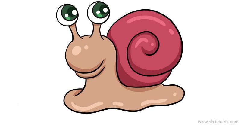 蜗牛儿童画怎么画 蜗牛简笔画简单又好看