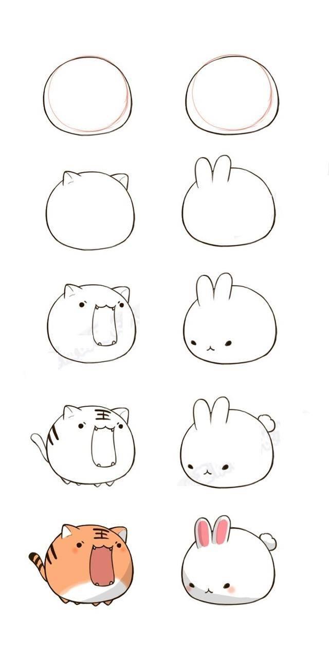简笔画动物 简笔画动物大全可爱