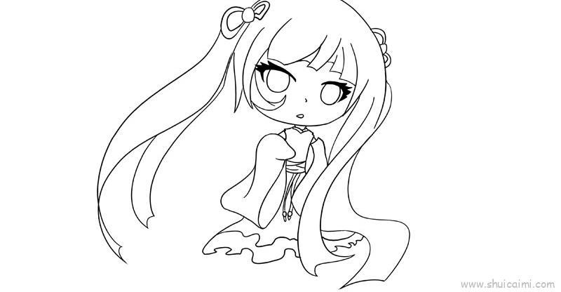 古装漫画人物儿童画怎么画 古装漫画人物简笔画简单又好看