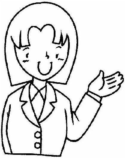 教师简笔画图片大全 讲课的老师简笔画怎么画