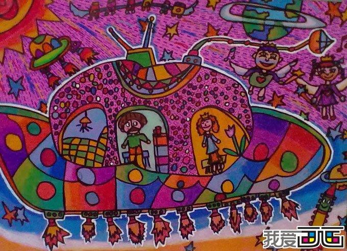 儿童作品欣赏太空飞船简笔画怎么画 儿童作品欣赏太空飞船简笔画简单又好看