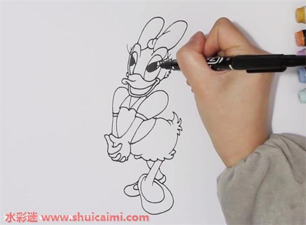 黛丝怎么画 黛丝简笔画漂亮彩色