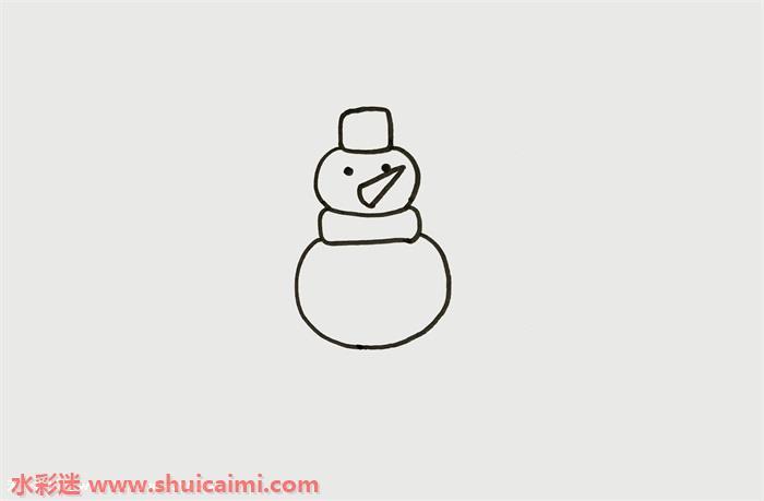 冬天怎么画 冬天简笔画图片带颜色