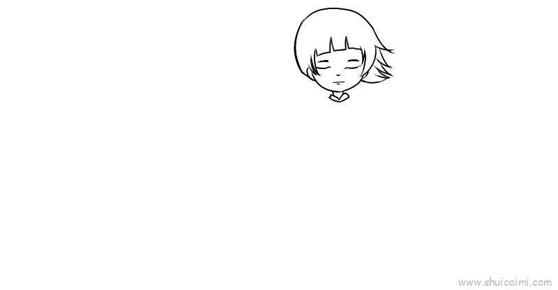 大鱼海棠儿童画怎么画 大鱼海棠简笔画步骤