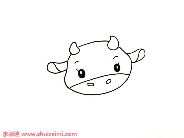 QQ红包牛怎么画 牛简笔画画法