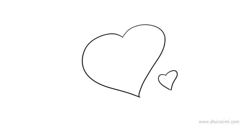 爱心儿童画怎么画 爱心简笔画好看