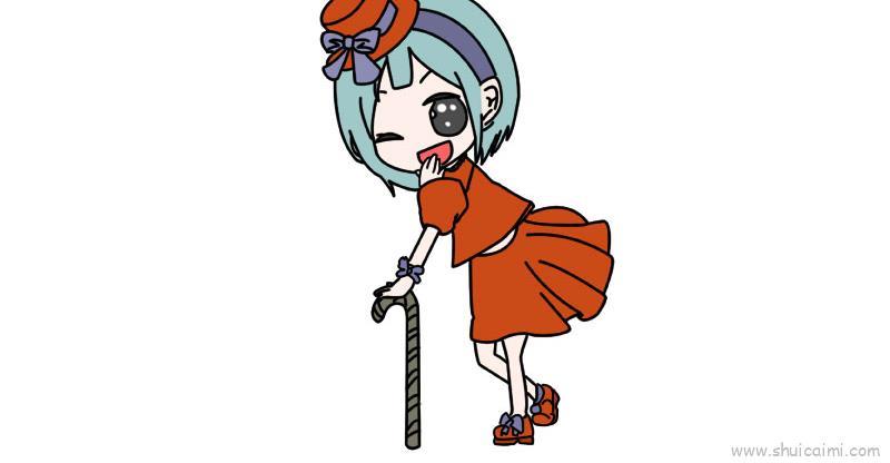 q版小女孩儿童画怎么画 q版小女孩简笔画简单又好看