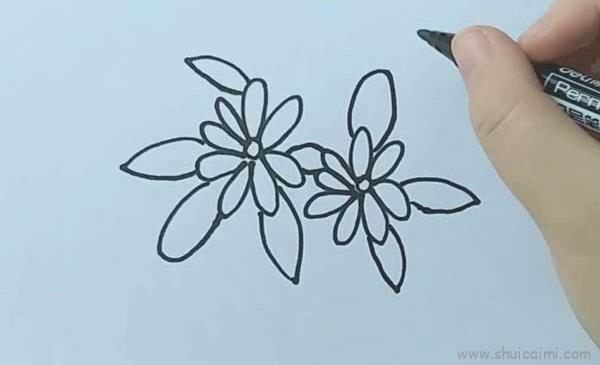 小黄花儿童画怎么画 小黄花简笔画步骤