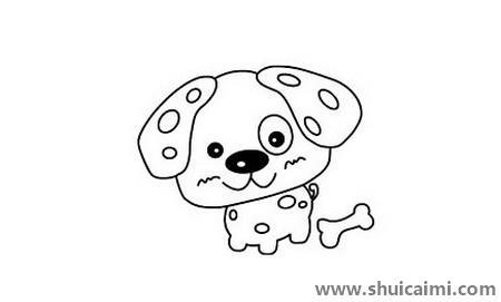 可爱的小狗儿童简笔画
