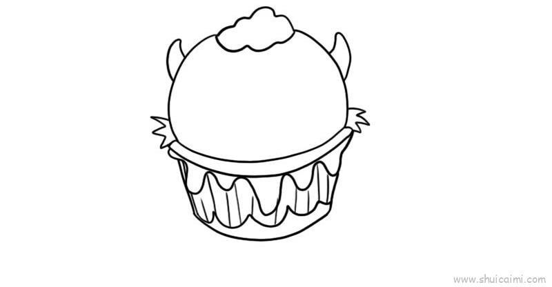 鬼怪冰淇淋儿童画怎么画 鬼怪冰淇淋简笔画简单