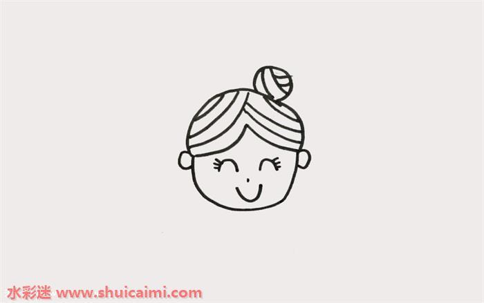 穿裙子妈妈怎么画 穿裙子妈妈简笔画图片大全彩色