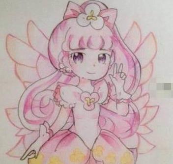花仙子怎么画简单又漂亮 画一个少女公主