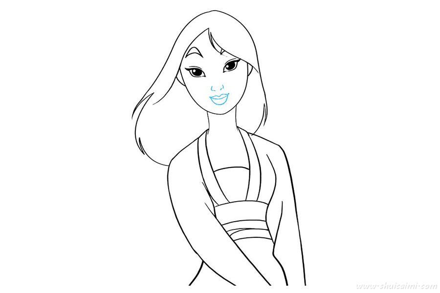 木兰怎么画 木兰简笔画简单彩色