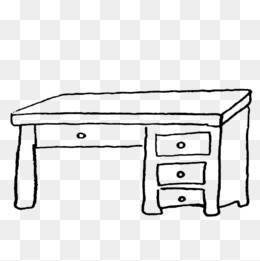 桌子简笔画 桌子简笔画图片大全