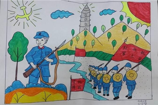 红军简笔画 红军简笔画简单又漂亮