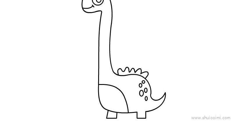 长颈龙儿童画怎么画 长颈龙简笔画图片大全